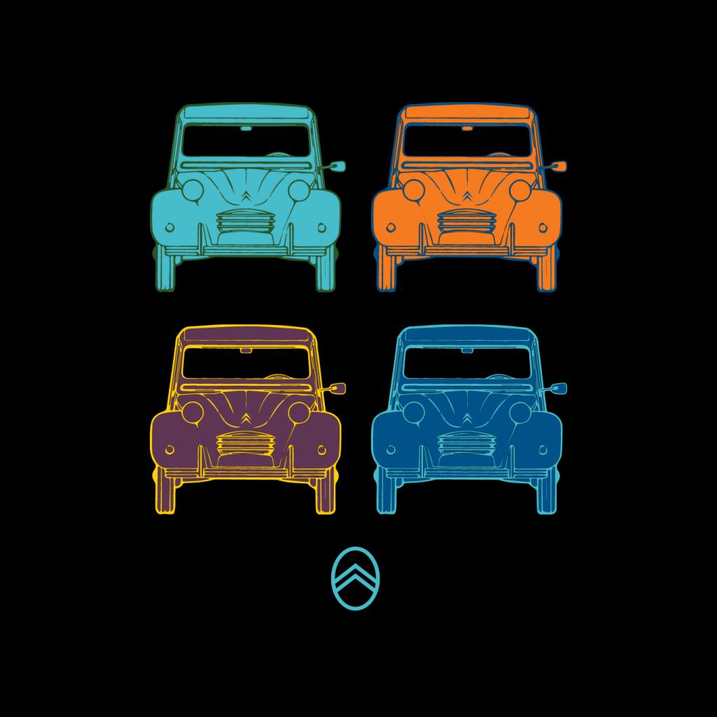 Citroën 2CV Pop Art Style Women's Sweatshirt-ALL + EVERY