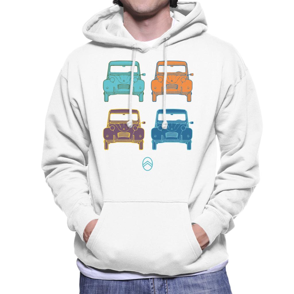 Citroën 2CV Pop Art Style Men's Hooded Sweatshirt-ALL + EVERY