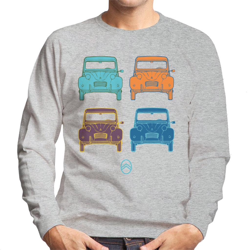 Citroën 2CV Pop Art Style Men's Sweatshirt-ALL + EVERY