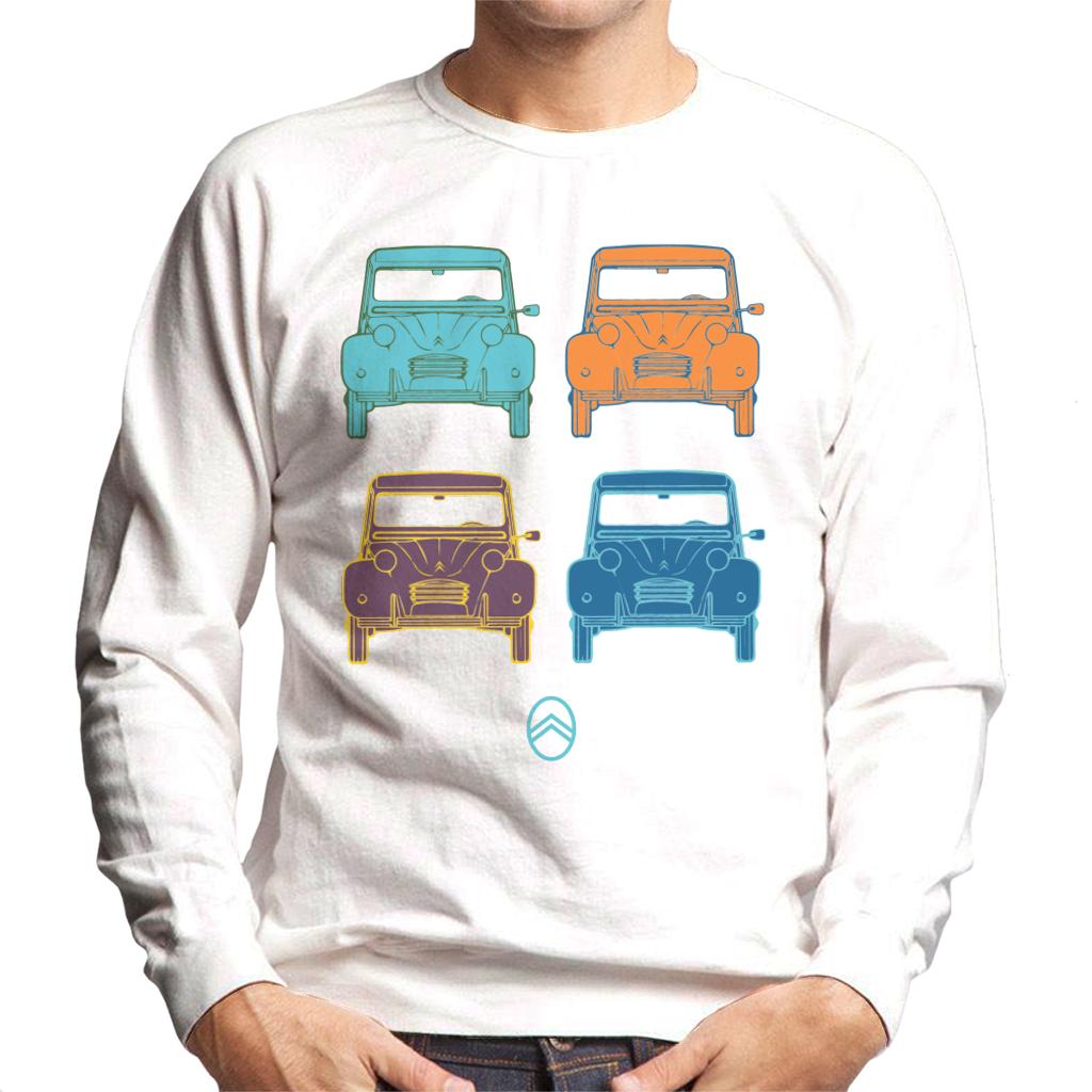 Citroën 2CV Pop Art Style Men's Sweatshirt-ALL + EVERY