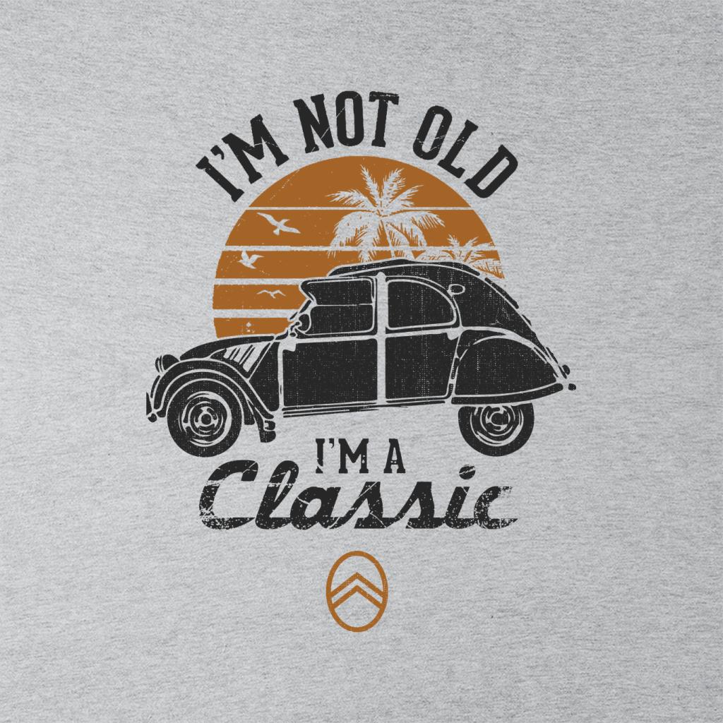 Citroën 2CV Black I'm Not Old Classic Sunset Men's Sweatshirt-ALL + EVERY