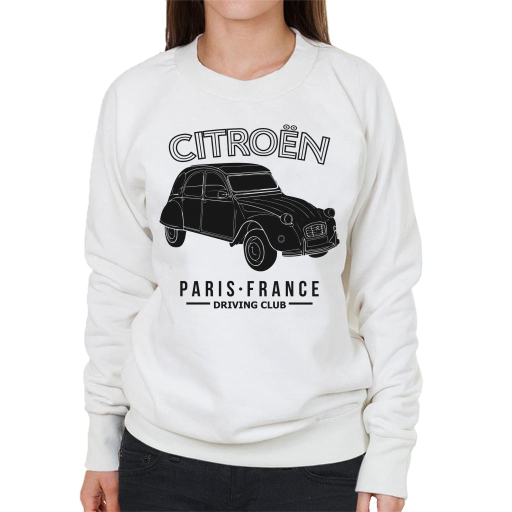 Citroën Driving Club Black 2CV Paris France Women's Sweatshirt-ALL + EVERY