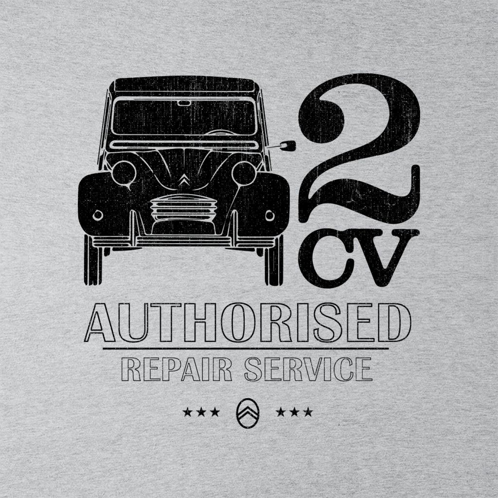 Citroën 2CV Authorised Repair Service Black Logo Men's T-Shirt-ALL + EVERY