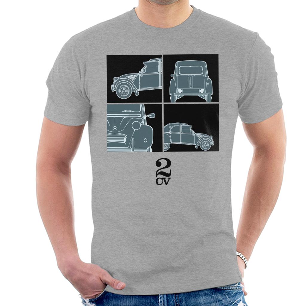 Citroën 2CV Black Glamour Close Ups Men's T-Shirt-ALL + EVERY