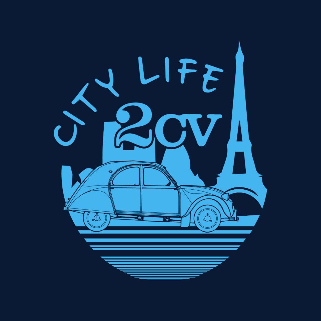 Citroen 2CV City Life Paris Men's T-Shirt-ALL + EVERY