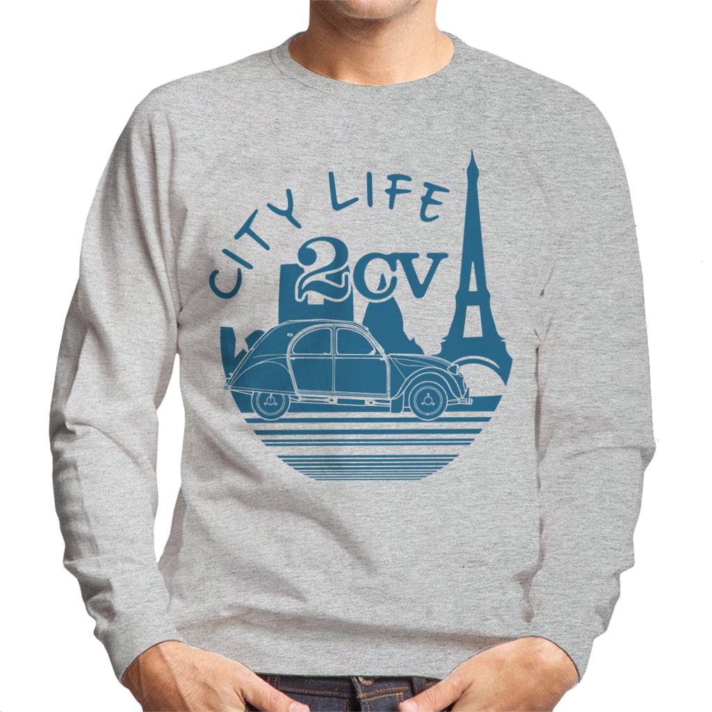 Citroën 2CV City Life Paris For Light Men's Sweatshirt-ALL + EVERY