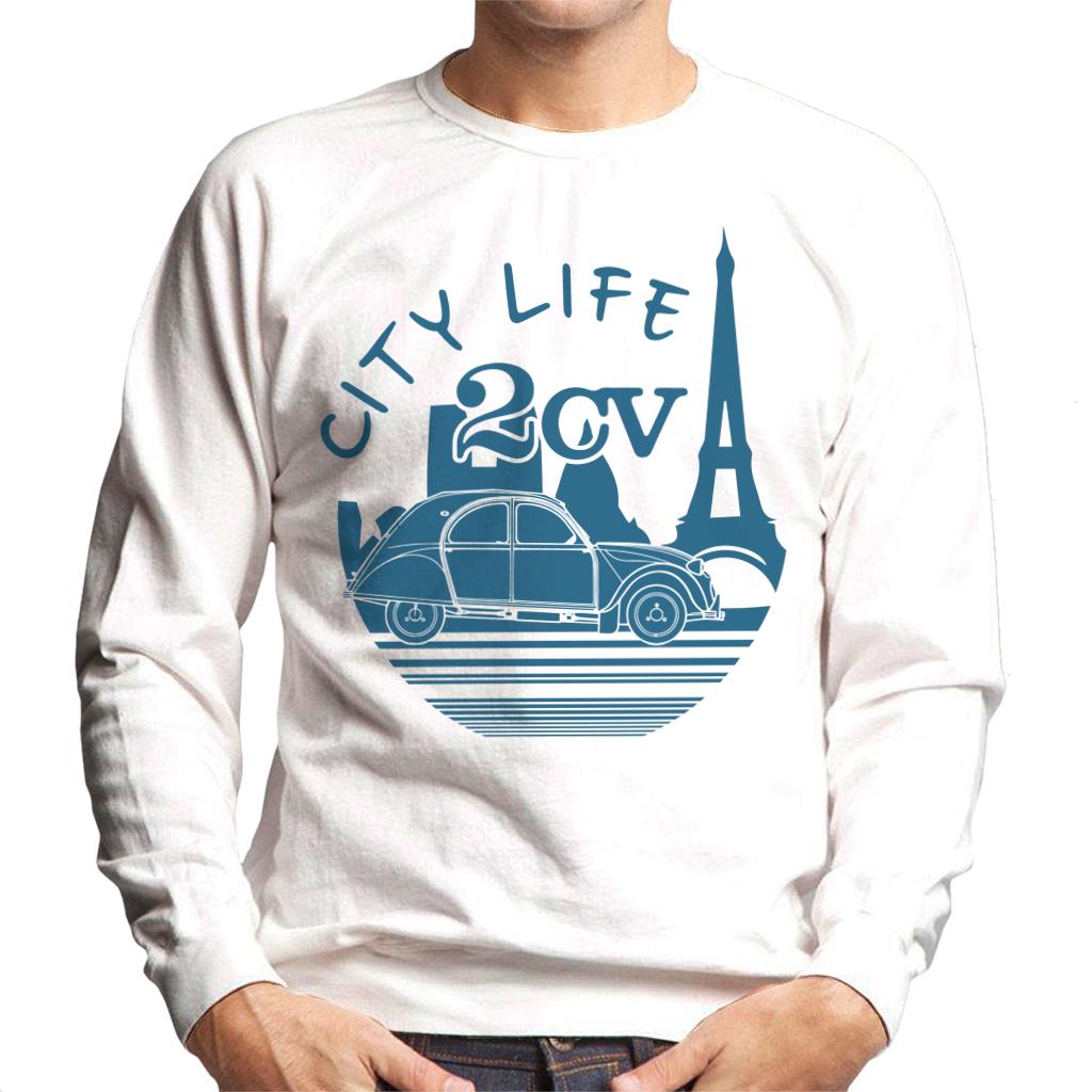 Citroën 2CV City Life Paris For Light Men's Sweatshirt-ALL + EVERY