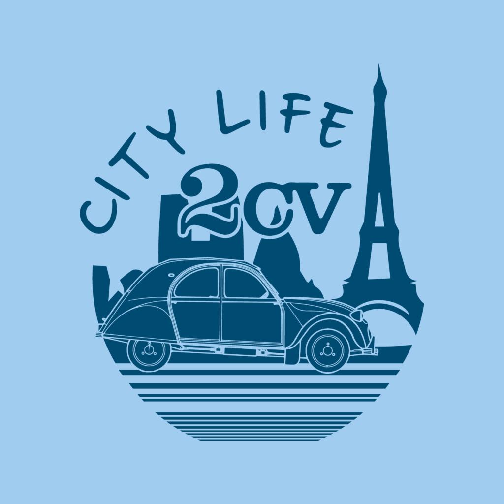 Citroën 2CV City Life Paris For Light Men's Sweatshirt-ALL + EVERY