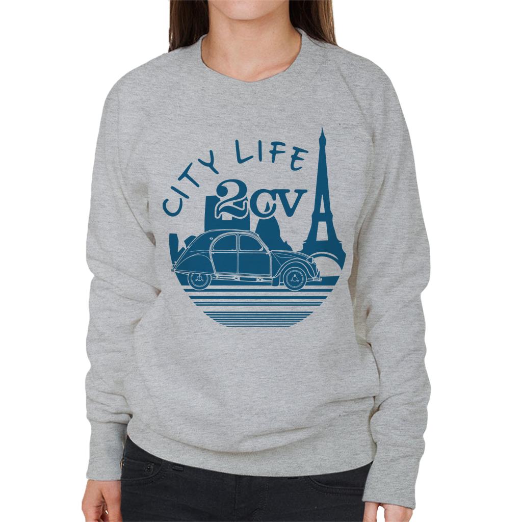 Citroën 2CV City Life Paris For Light Women's Sweatshirt-ALL + EVERY