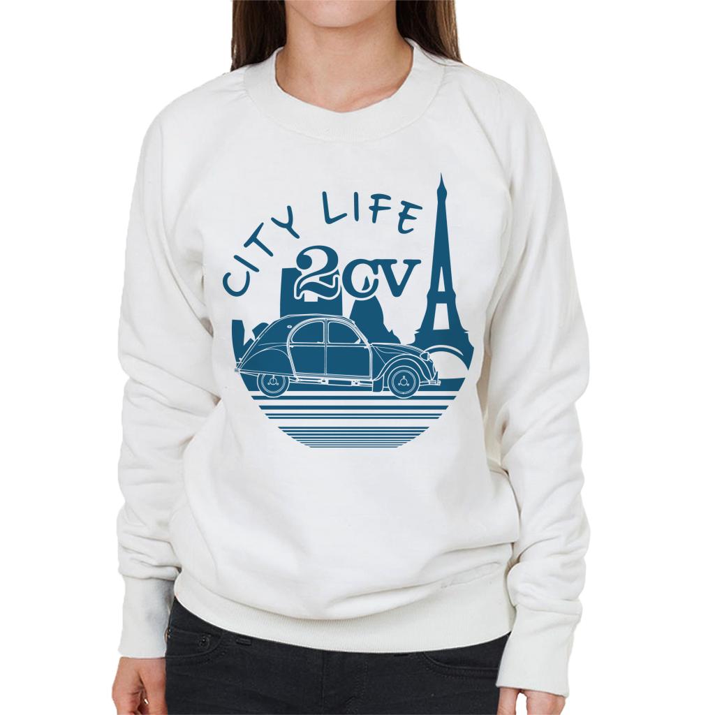 Citroën 2CV City Life Paris For Light Women's Sweatshirt-ALL + EVERY