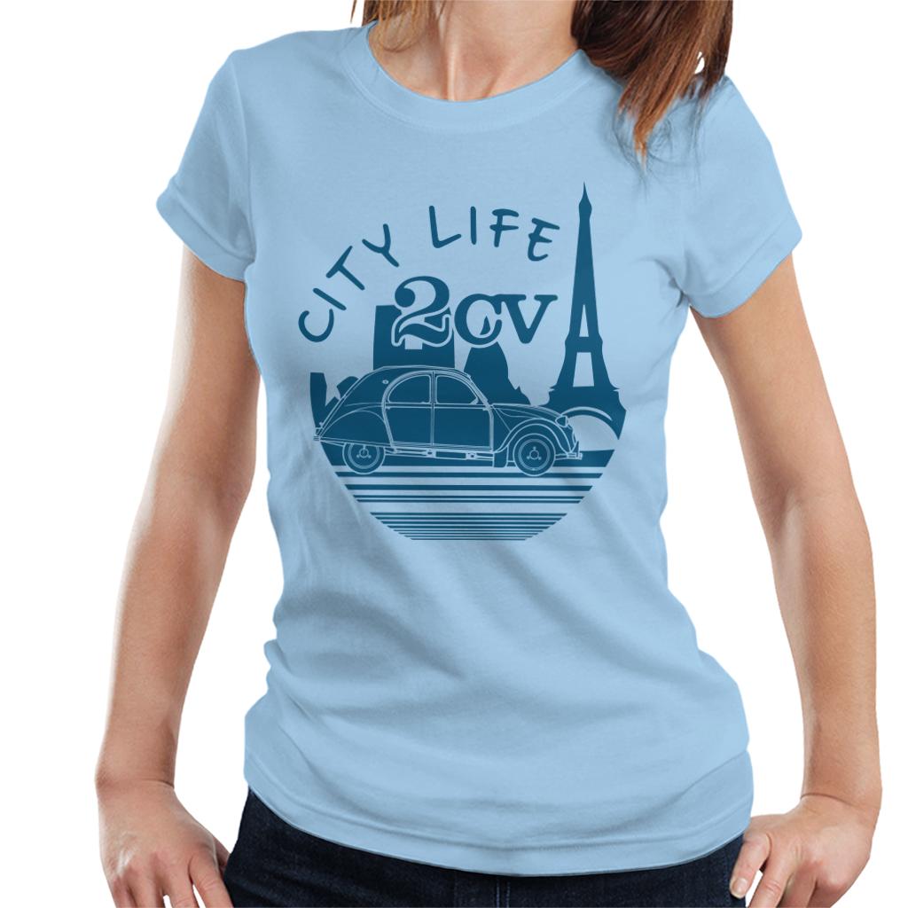 Citroën 2CV City Life Paris For Light Women's T-Shirt-ALL + EVERY