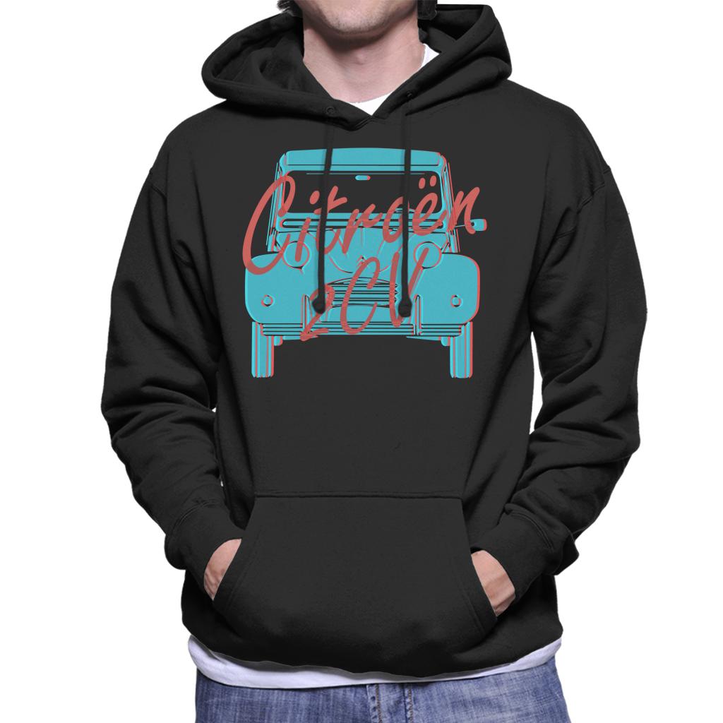 Citroën 2CV Graphic Style Men's Hooded Sweatshirt-ALL + EVERY