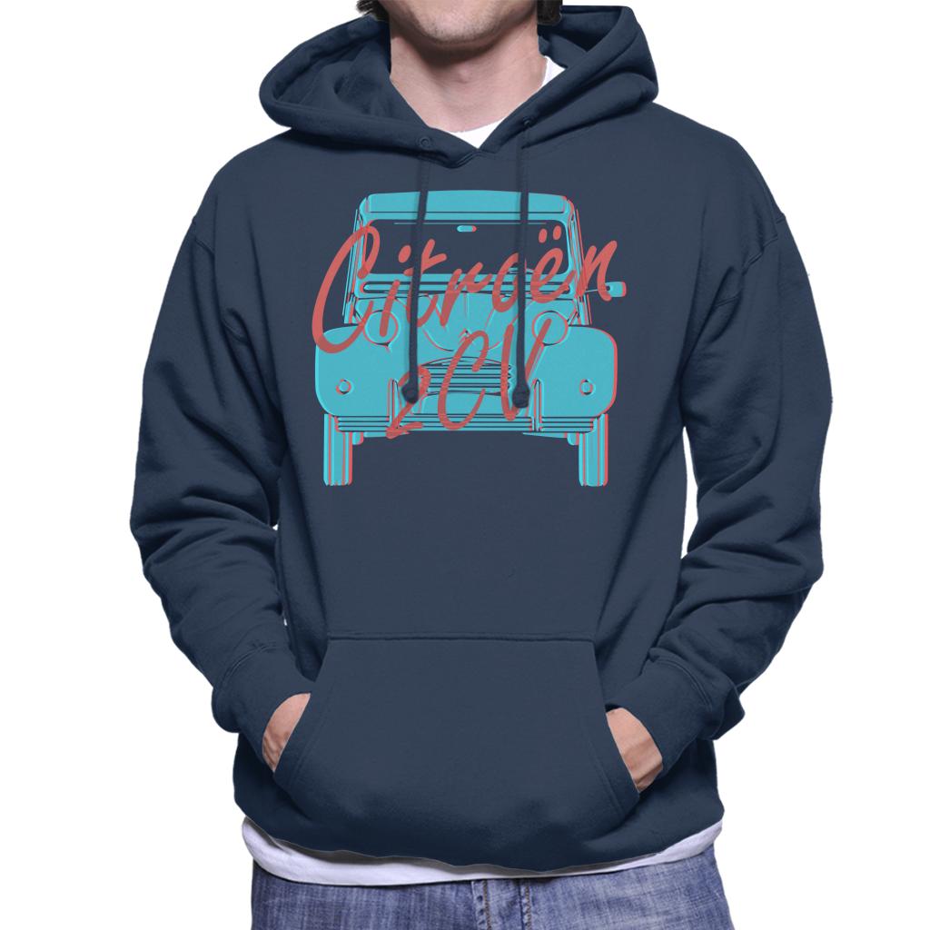 Citroën 2CV Graphic Style Men's Hooded Sweatshirt-ALL + EVERY