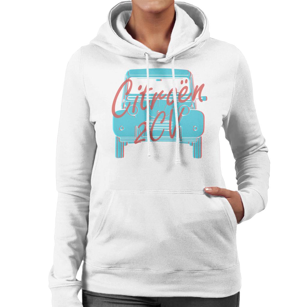 Citroën 2CV Graphic Style Women's Hooded Sweatshirt-ALL + EVERY