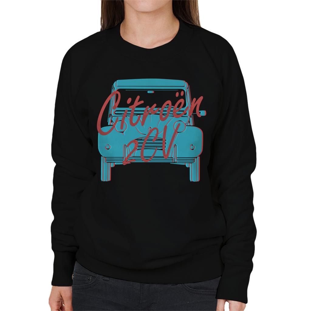 Citroën 2CV Graphic Style Women's Sweatshirt-ALL + EVERY