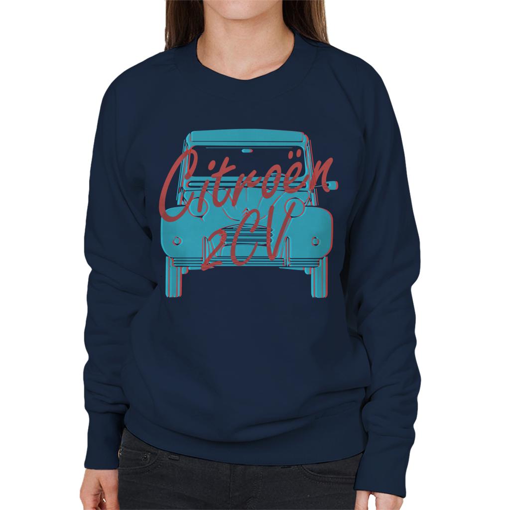Citroën 2CV Graphic Style Women's Sweatshirt-ALL + EVERY