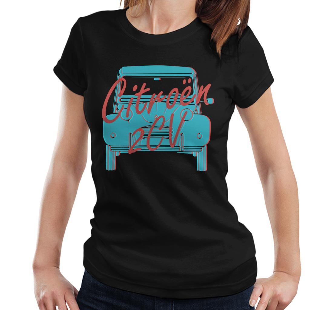 Citroën 2CV Graphic Style Women's T-Shirt-ALL + EVERY