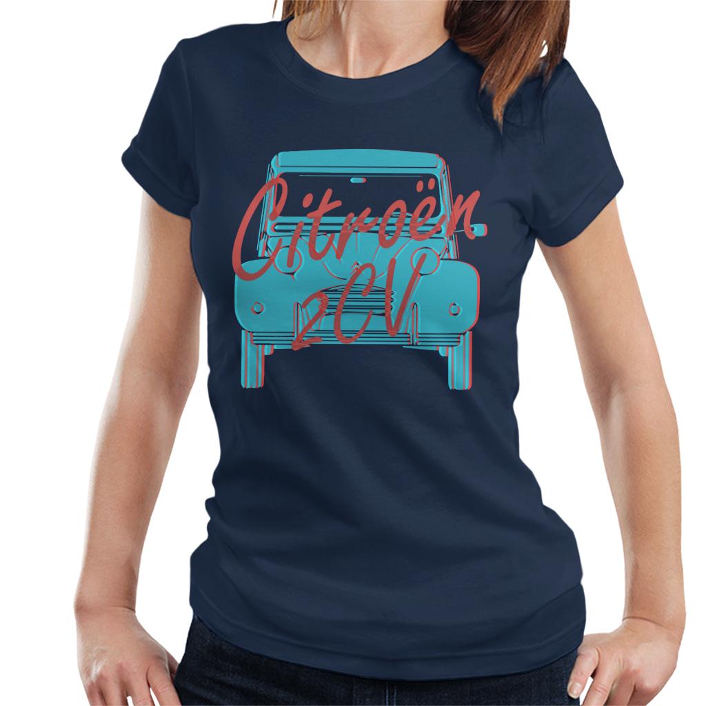 Citroën 2CV Graphic Style Women's T-Shirt-ALL + EVERY