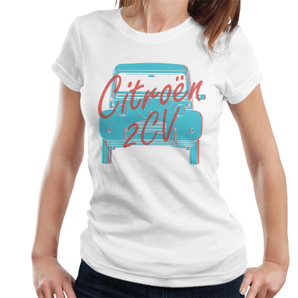 Citroën 2CV Graphic Style Women's T-Shirt-ALL + EVERY