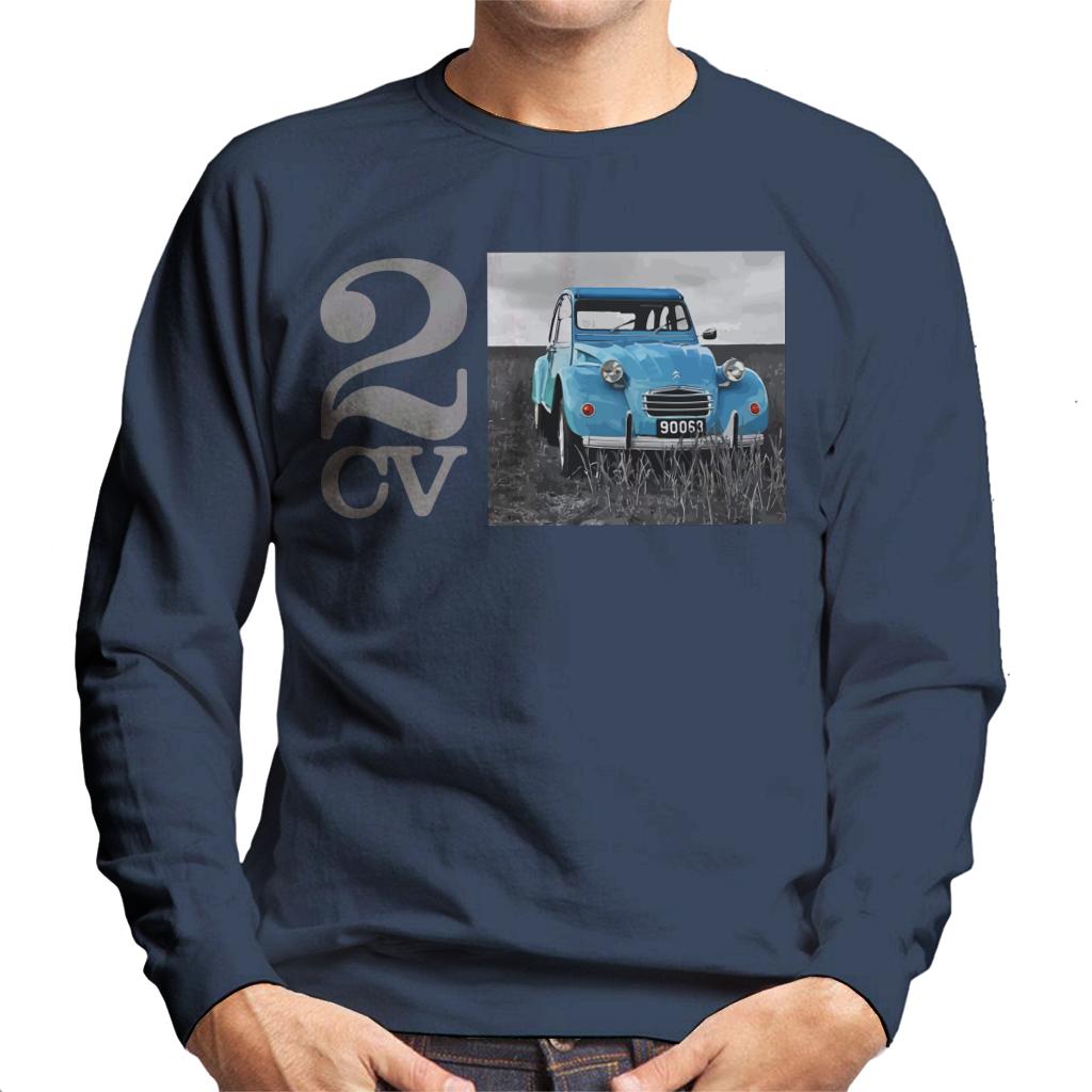 Citroën 2CV Meadow Photo Men's Sweatshirt-ALL + EVERY