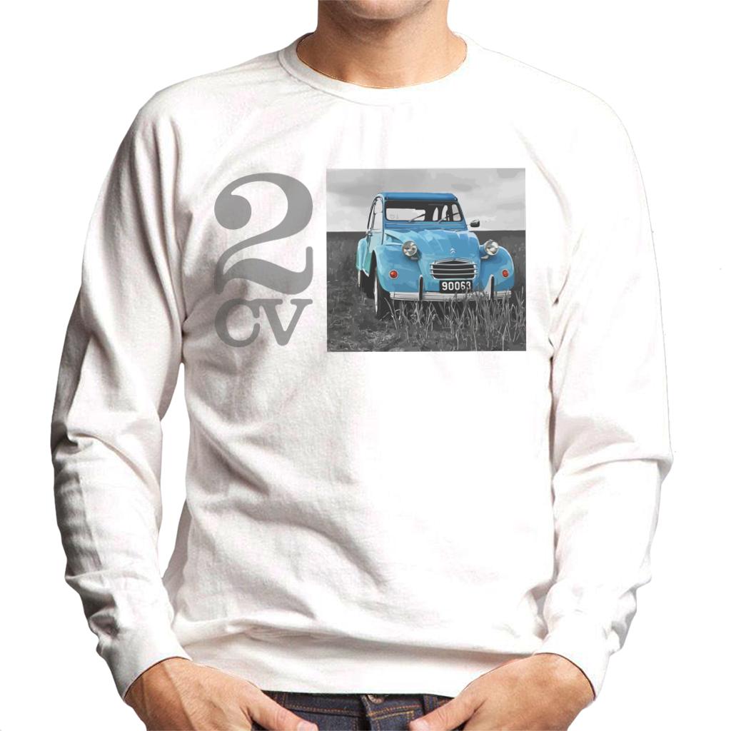 Citroën 2CV Meadow Photo Men's Sweatshirt-ALL + EVERY