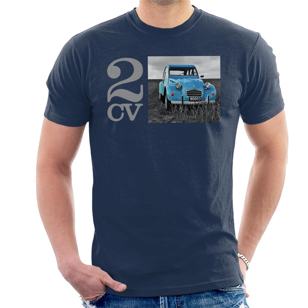 Citroën 2CV Meadow Photo Men's T-Shirt-ALL + EVERY