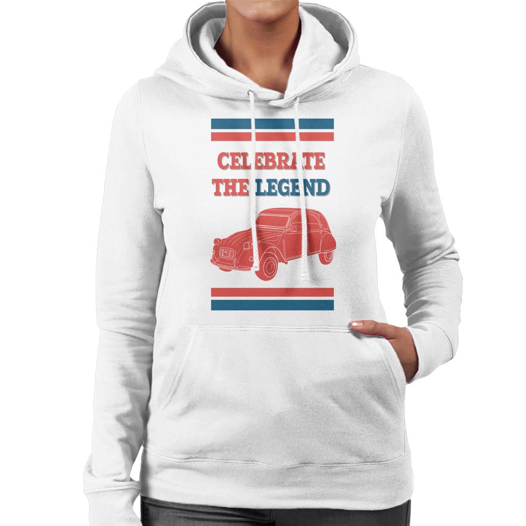 Citroën 2CV Celebrate The Legend Women's Hooded Sweatshirt-ALL + EVERY