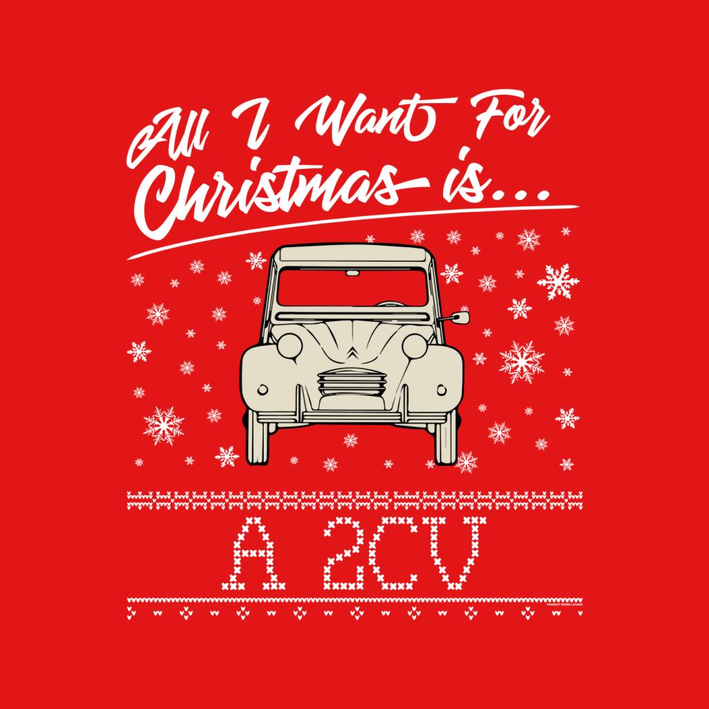 Citroen Christmas All I Want For Christmas Is A 2CV Men's T-Shirt-ALL + EVERY