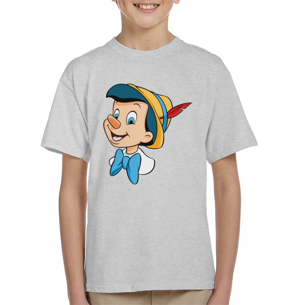 Disney Pinocchio Bow Tie Smile Kid's T-Shirt-ALL + EVERY