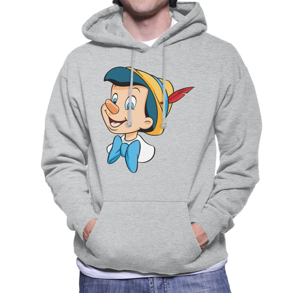 Disney Pinocchio Bow Tie Smile Men's Hooded Sweatshirt