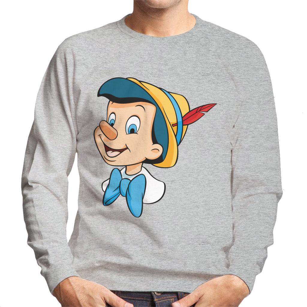 Disney Pinocchio Bow Tie Smile Men's Sweatshirt