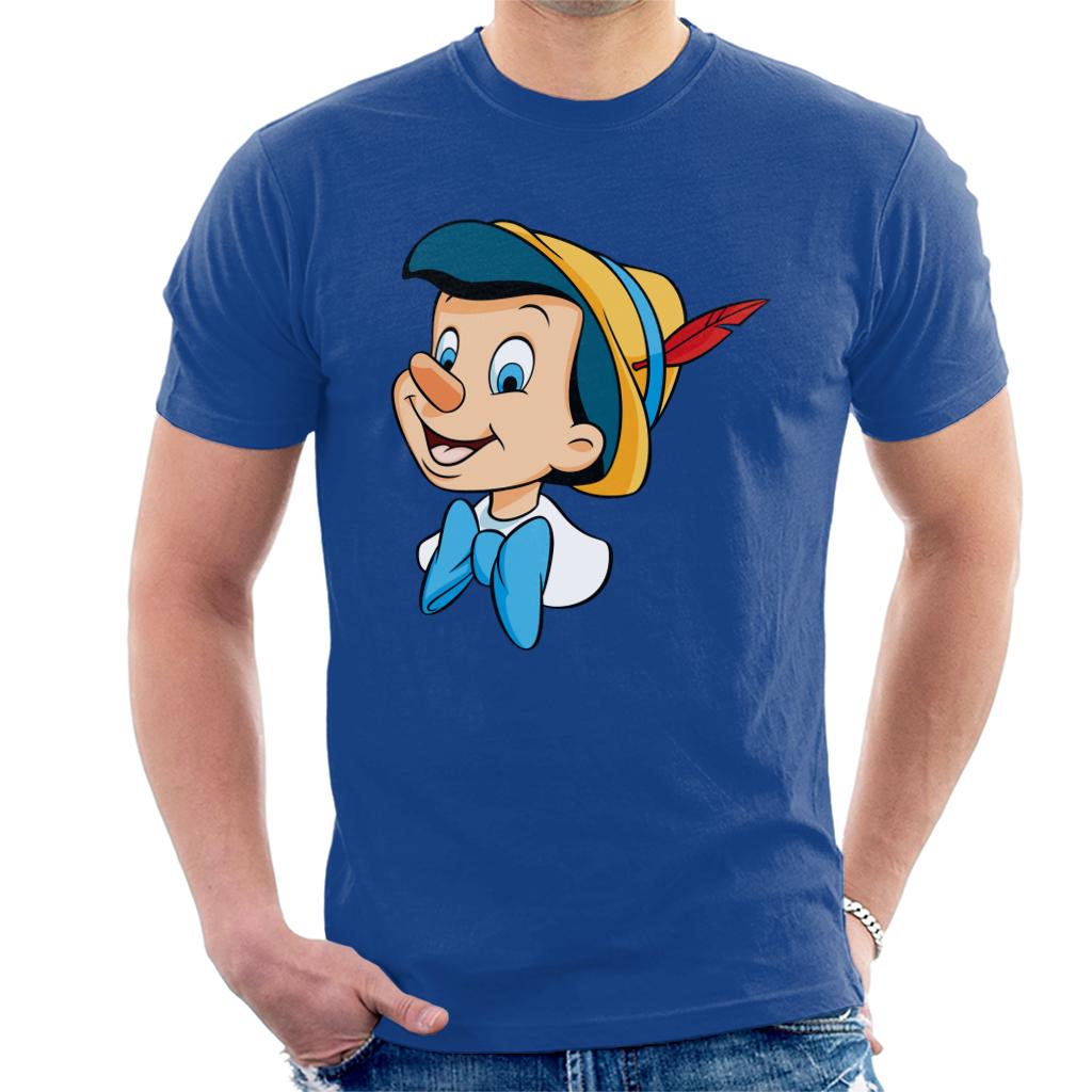 Disney Pinocchio Bow Tie Smile Men's T-Shirt-ALL + EVERY