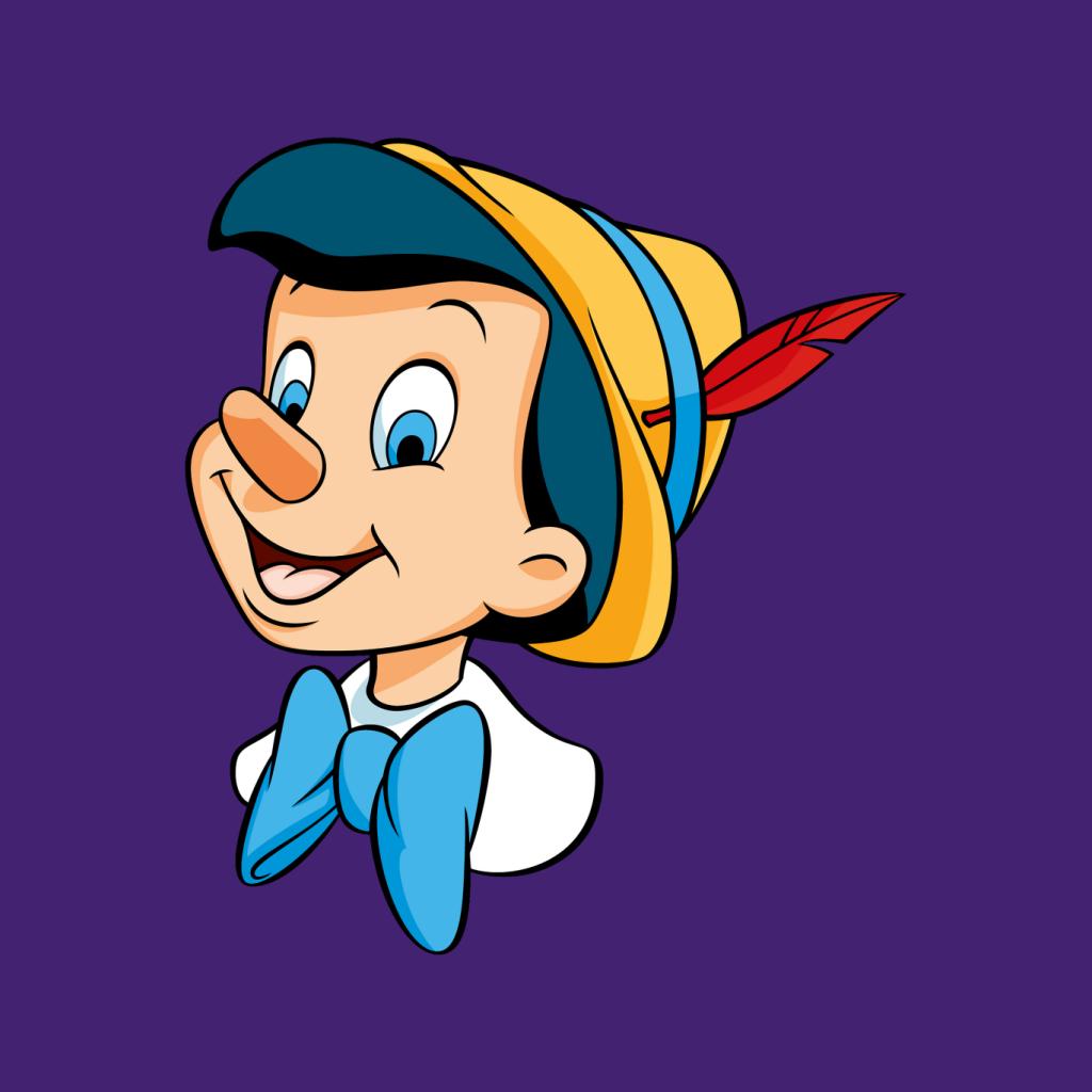 Disney Pinocchio Bow Tie Smile Women's T-Shirt-ALL + EVERY