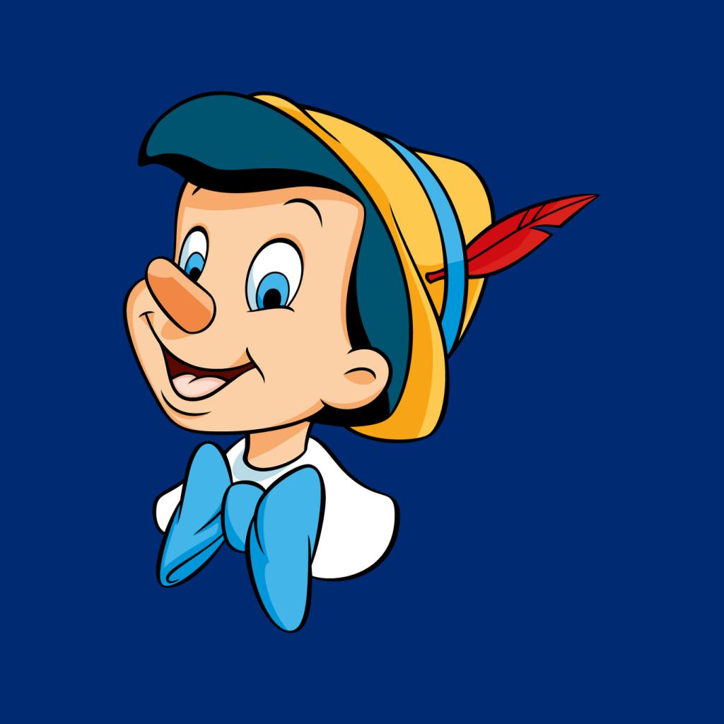 Disney Pinocchio Bow Tie Smile Women's T-Shirt-ALL + EVERY