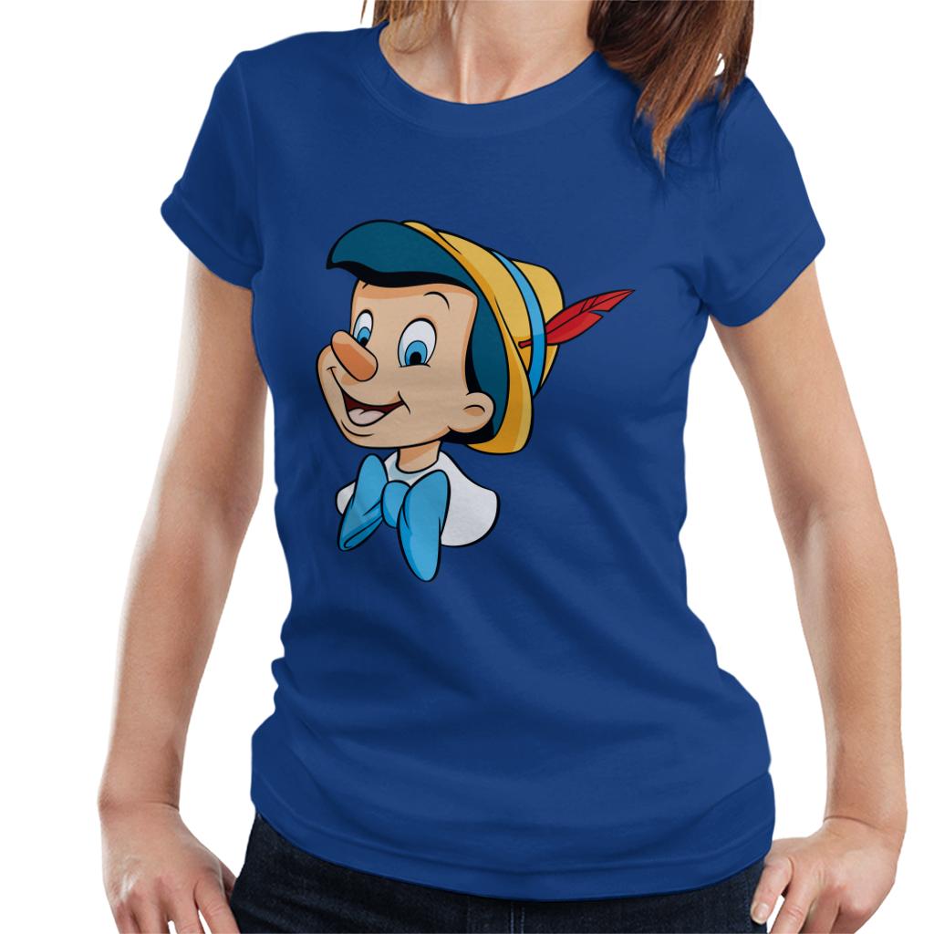 Disney Pinocchio Bow Tie Smile Women's T-Shirt-ALL + EVERY
