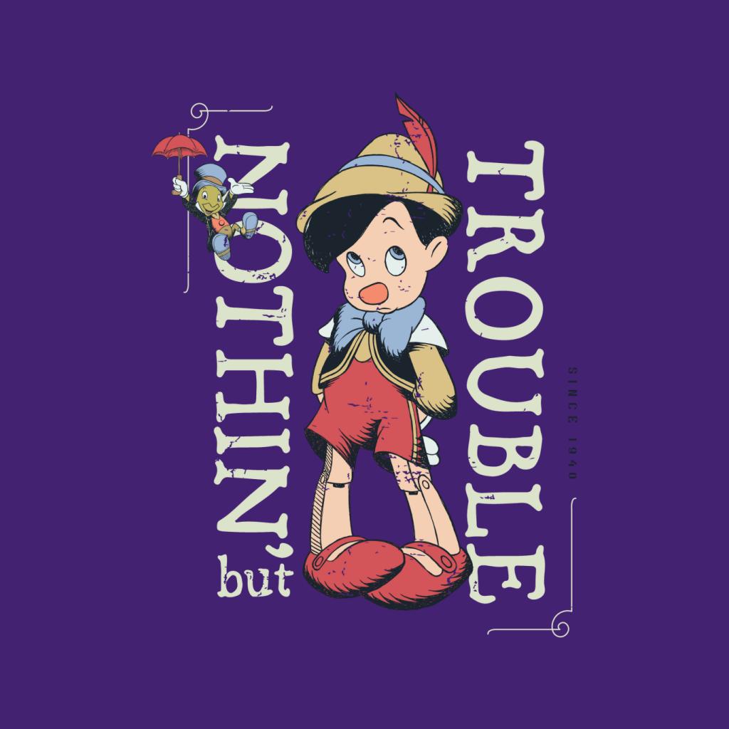 Disney Pinocchio Nothing But Trouble Women's T-Shirt-ALL + EVERY