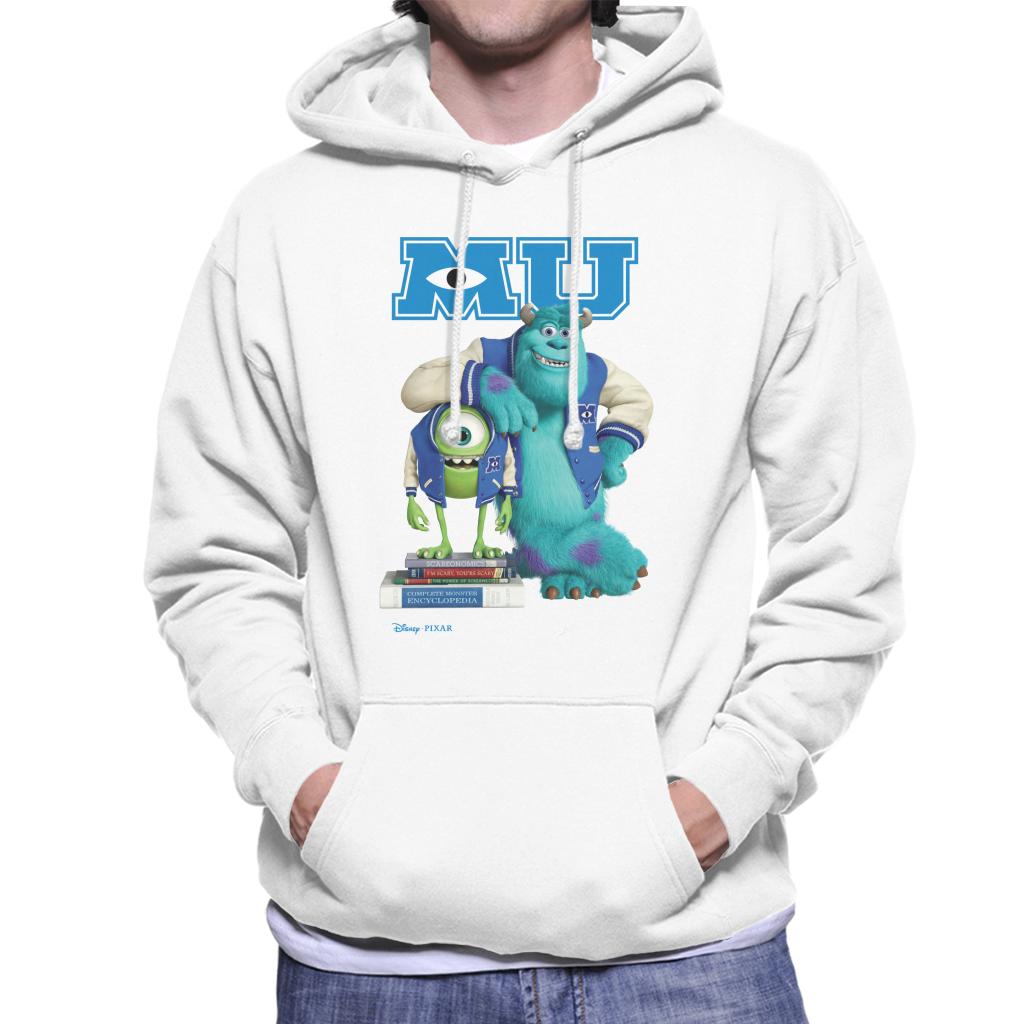 Disney Monsters University Sulley Leaning On Mike Men's Hooded Sweatshirt-ALL + EVERY