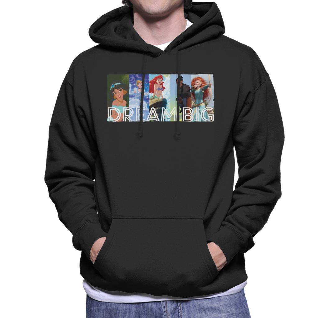 Disney Dream Big Princesses Men's Hooded Sweatshirt-ALL + EVERY