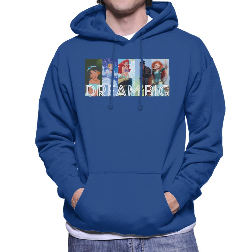 Disney Dream Big Princesses Men's Hooded Sweatshirt-ALL + EVERY