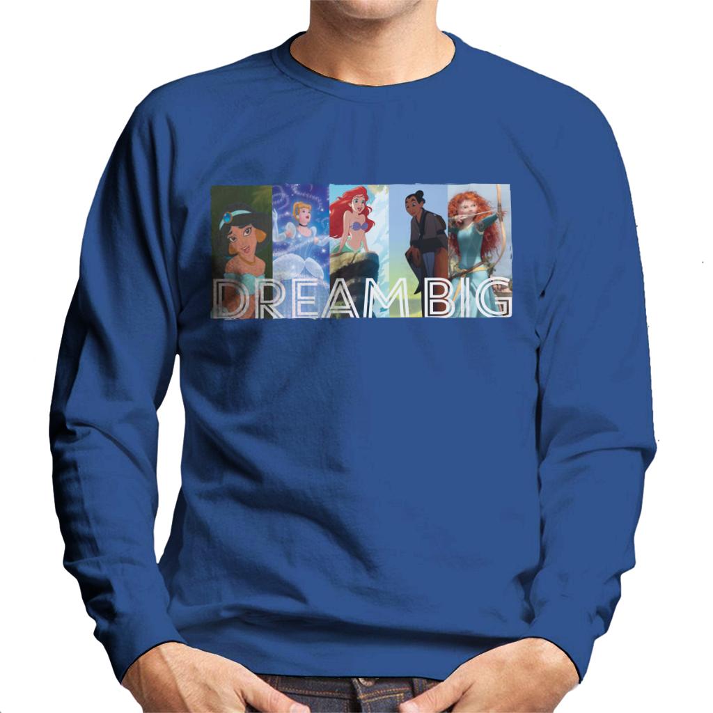 Disney Dream Big Princesses Men's Sweatshirt-ALL + EVERY