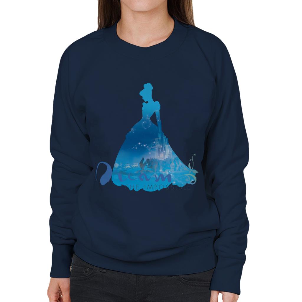 Disney Dream The Impossible Cinderella Women's Sweatshirt-ALL + EVERY