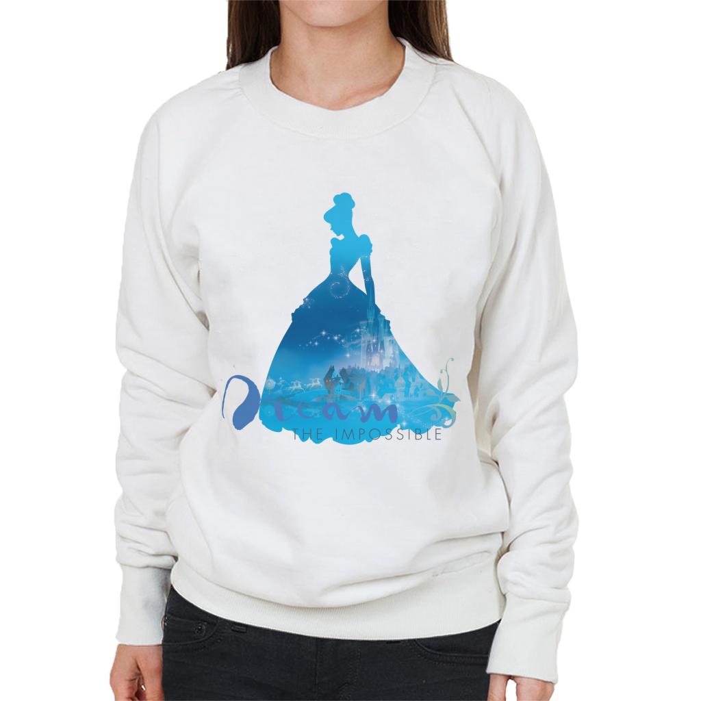 Disney Dream The Impossible Cinderella Women's Sweatshirt-ALL + EVERY