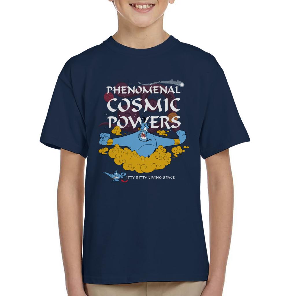 Disney Aladdin Phenomenal Cosmic Powers Genie Kid's T-Shirt-ALL + EVERY