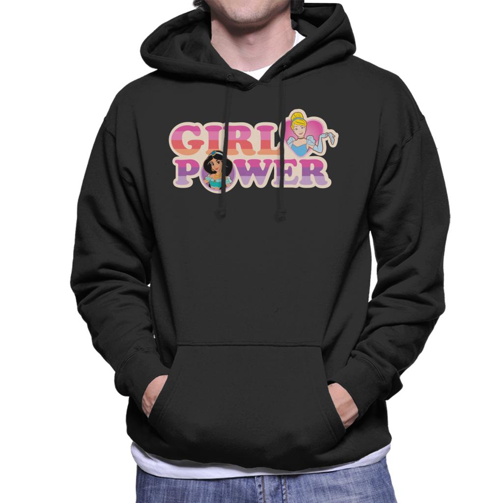 Disney Princesses Girl Power Cinderella And Jasmine Men's Hooded Sweatshirt