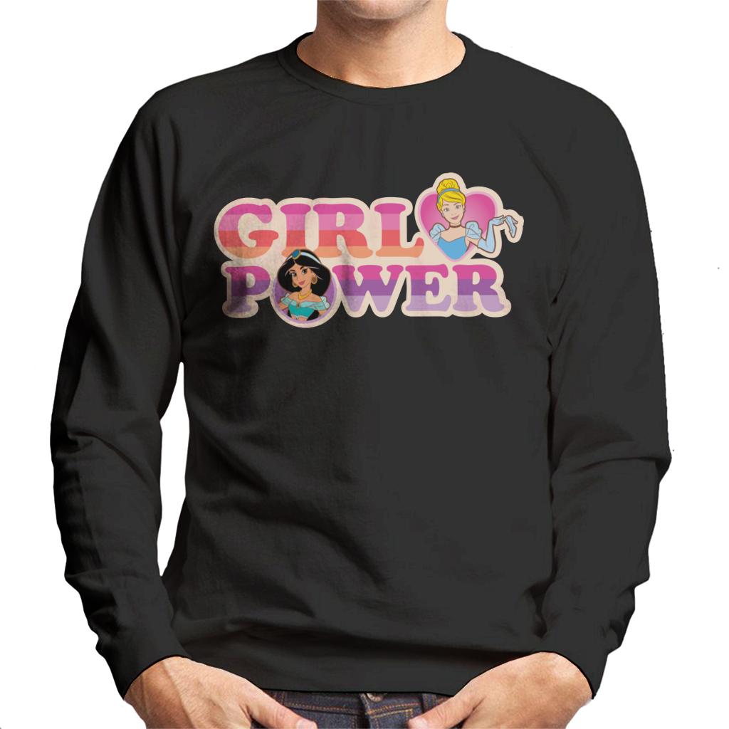 Disney Princesses Girl Power Cinderella And Jasmine Men's Sweatshirt