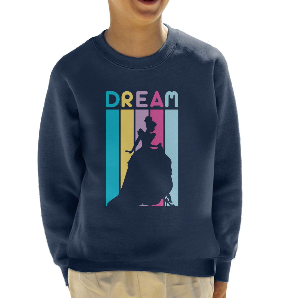 Disney Cinderella Dream Colour Stripes Kid's Sweatshirt-ALL + EVERY