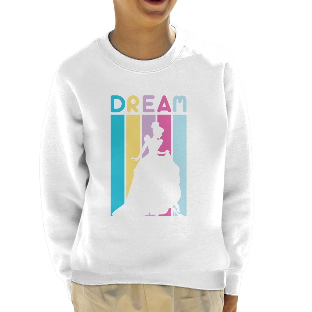 Disney Cinderella Dream Colour Stripes Kid's Sweatshirt-ALL + EVERY