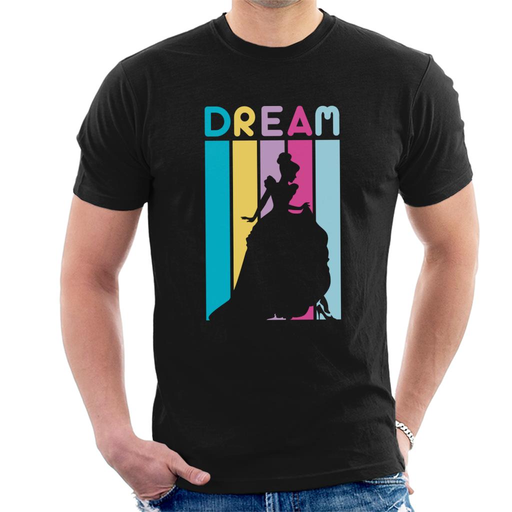 Disney Cinderella Dream Colour Stripes Men's T-Shirt-ALL + EVERY