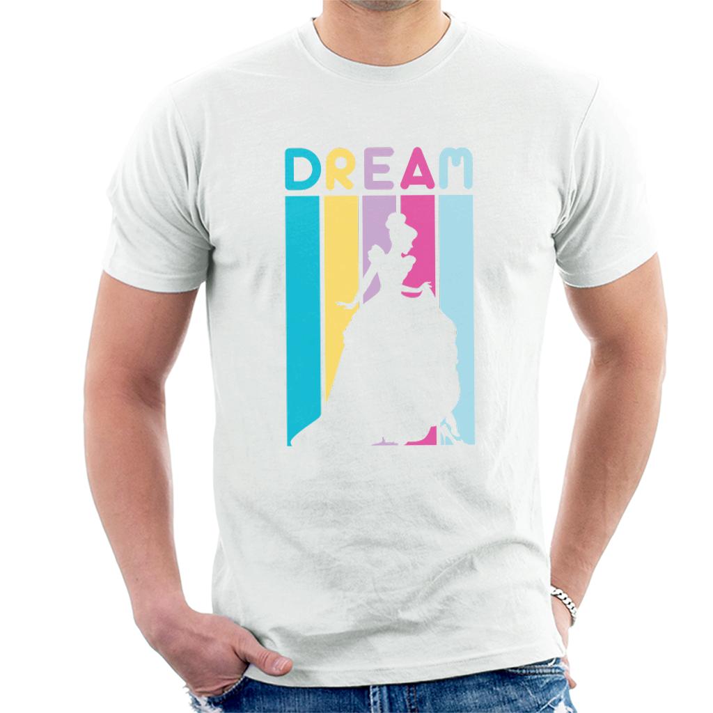 Disney Cinderella Dream Colour Stripes Men's T-Shirt-ALL + EVERY