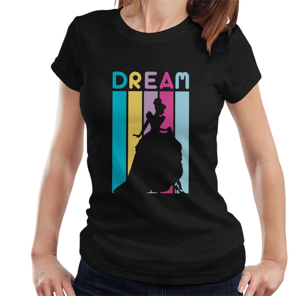 Disney Cinderella Dream Colour Stripes Women's T-Shirt-ALL + EVERY